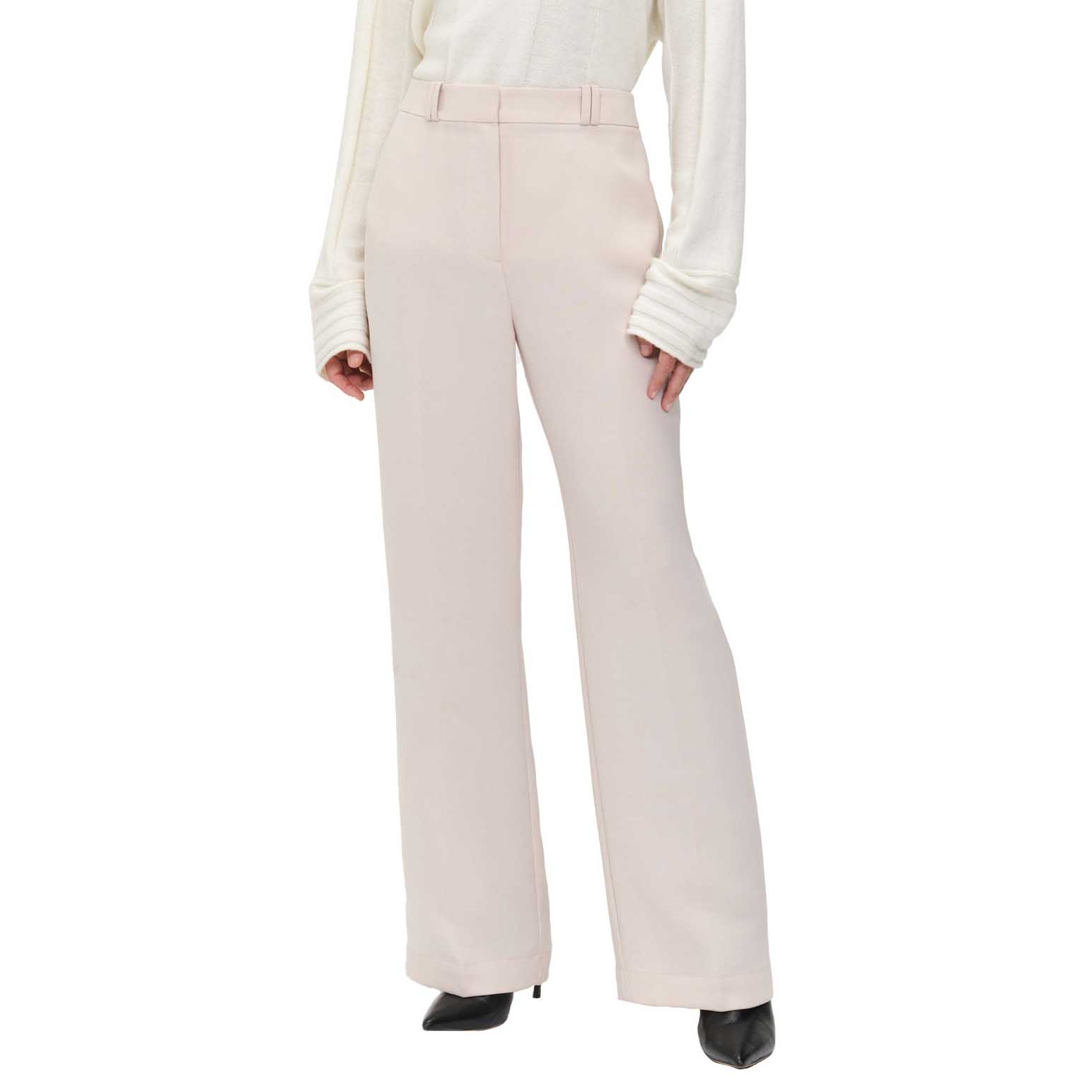 Veronika Maine Double Weave Straight Leg Pant